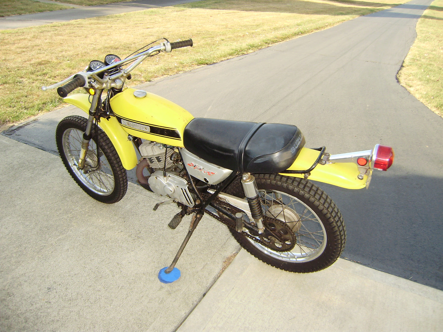 Sold Suzuki TS125 Yellow 09142024 my  sku 8000