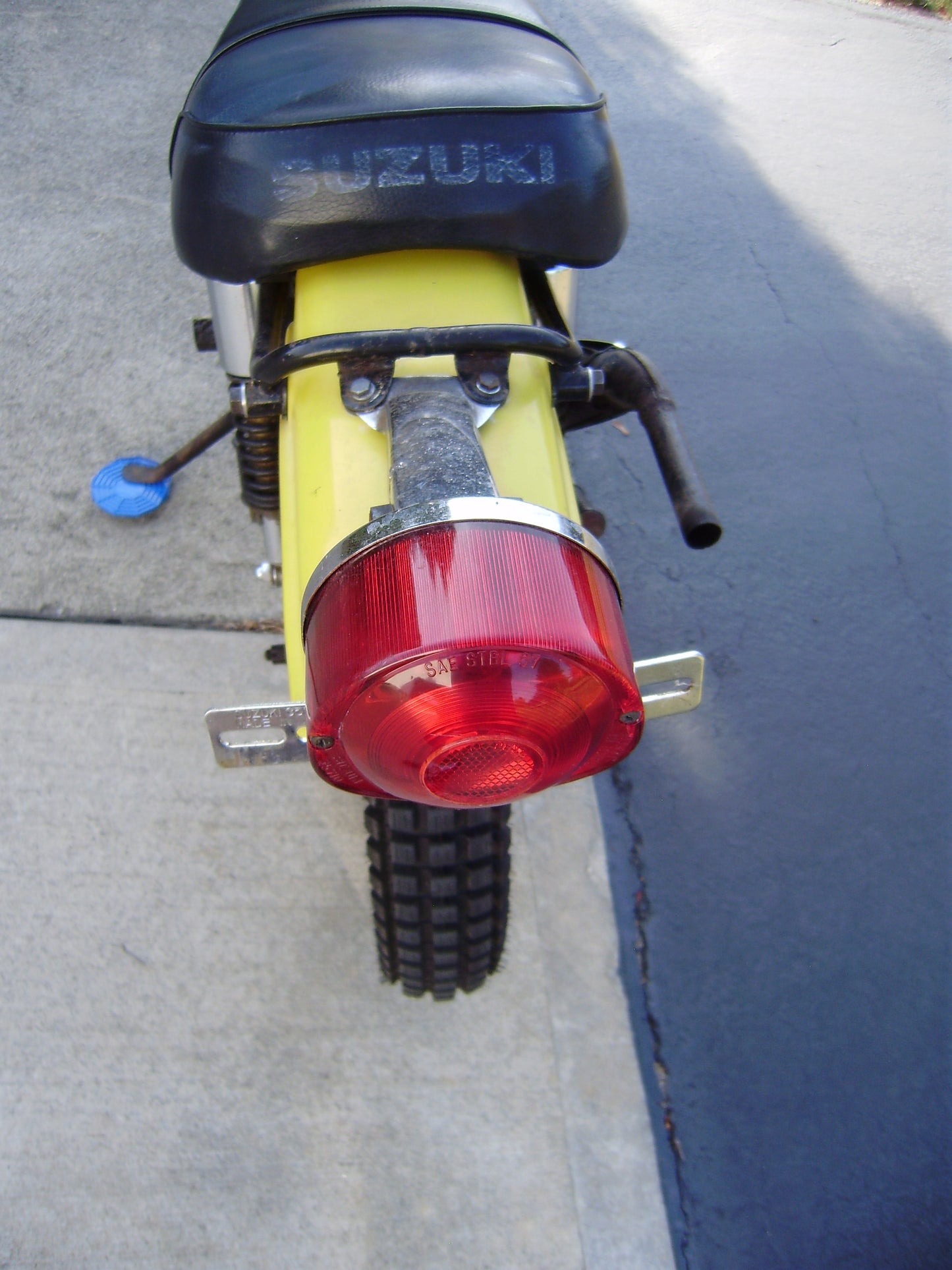 Sold Suzuki TS125 Yellow 09142024 my  sku 8000