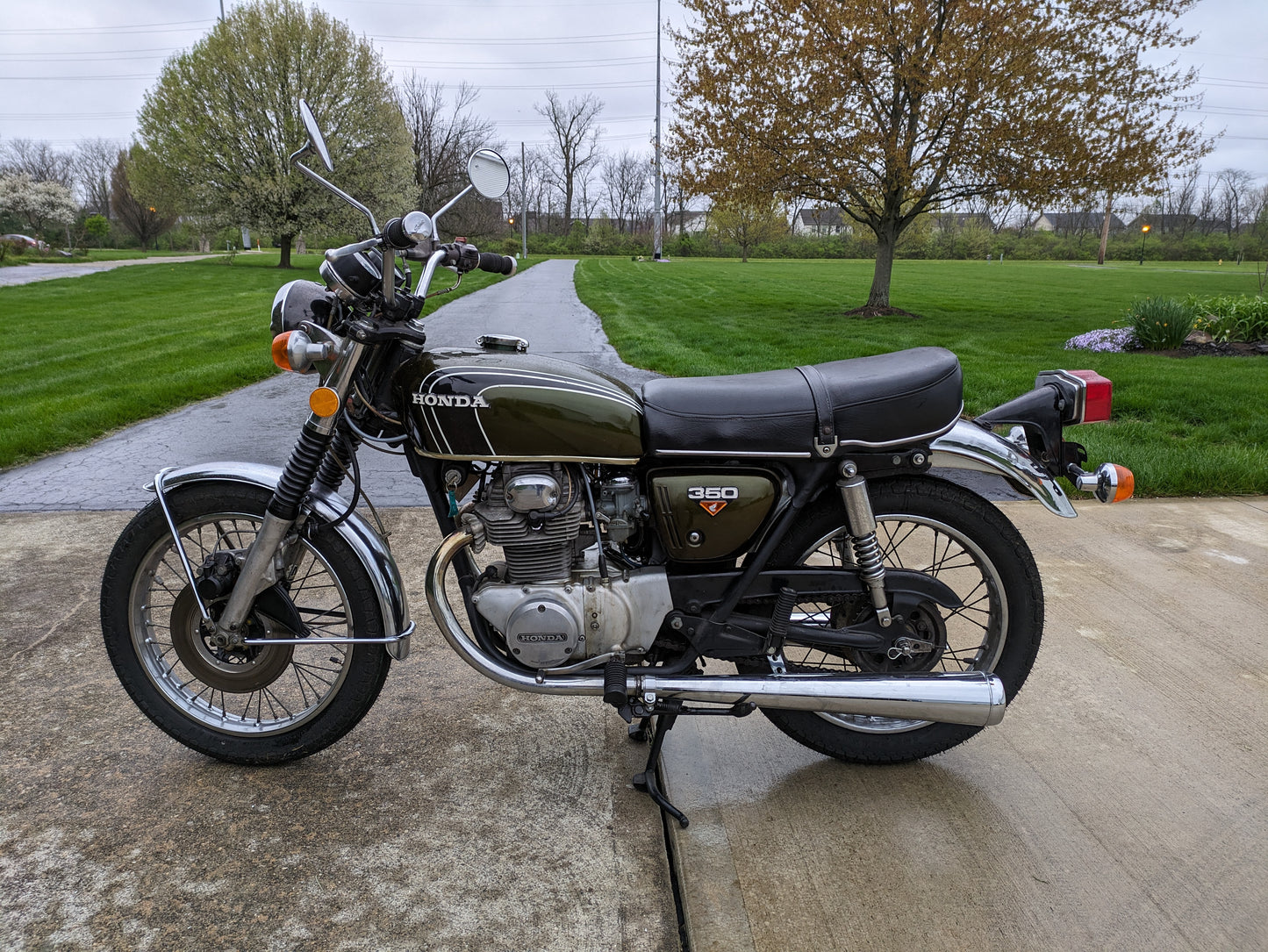 SOLD  Honda 1973 CB350G  sku 8000