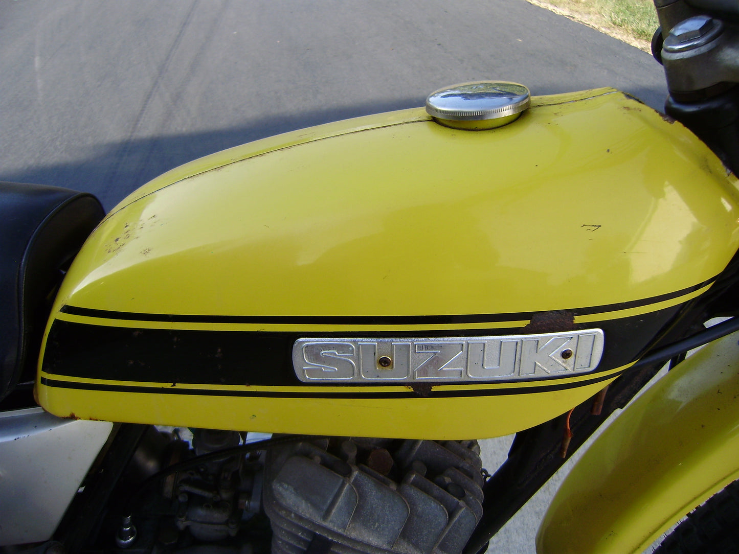 Sold Suzuki TS125 Yellow 09142024 my  sku 8000