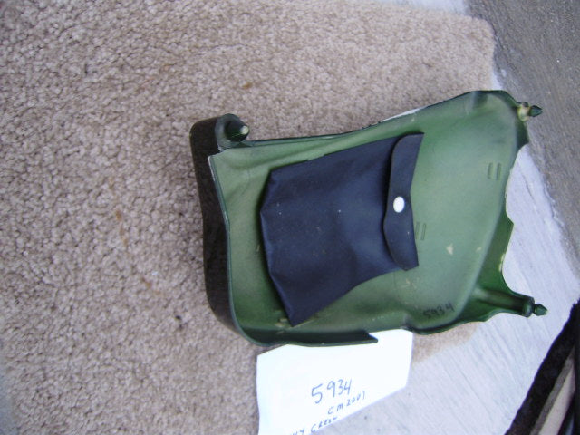 Honda CM200T Candy Holly Green Left Sidecover 83640-419-000 sku 5934