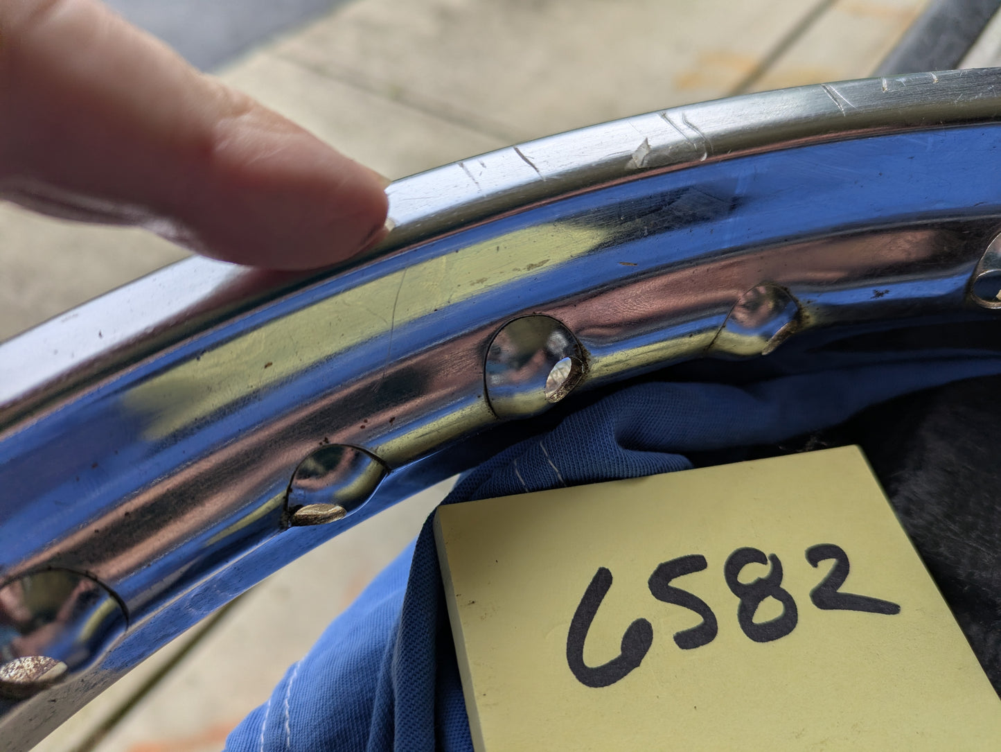 Honda DID 36 Spoke 1.60 X18 wheel rim my sku 6582