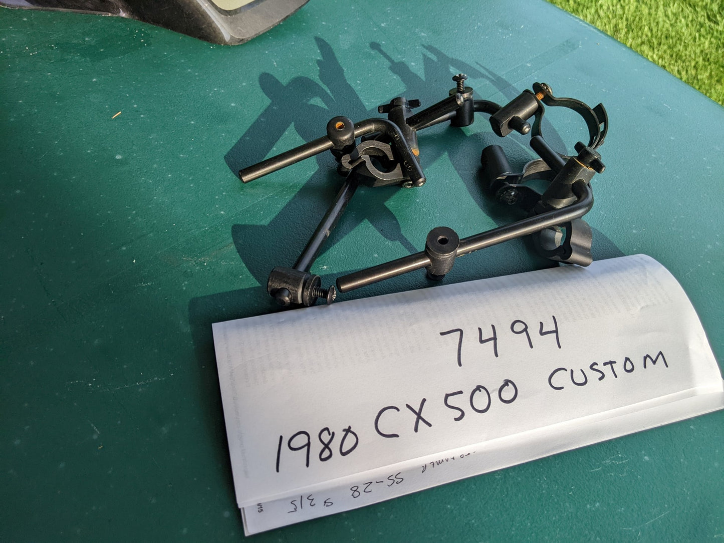 Honda CX500 Motorcycle Windshield Slipstream model SS28 Smoked Faring sku 7494