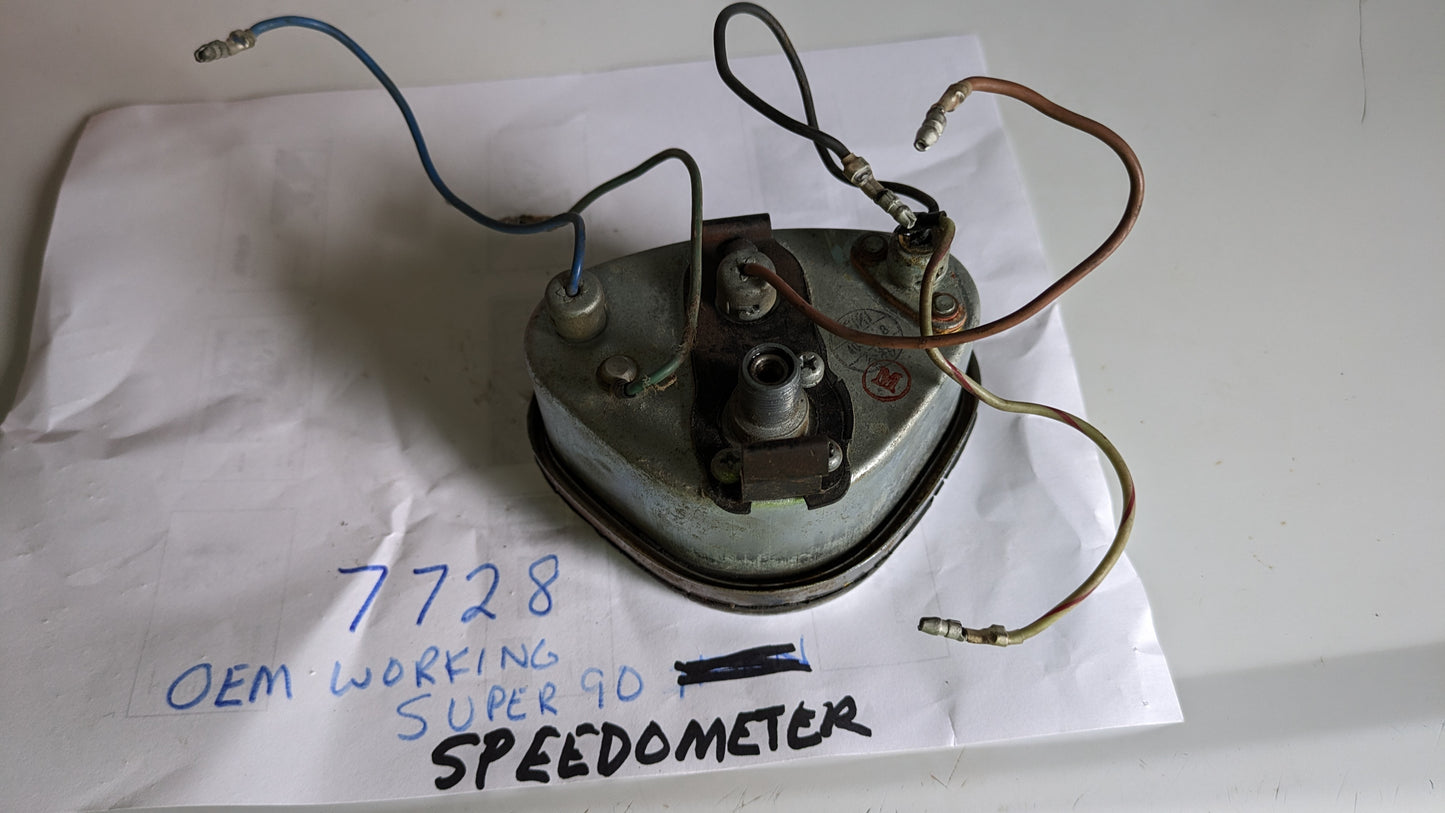 Honda Super 90 OEM Working Speedometer my  sku 7728
