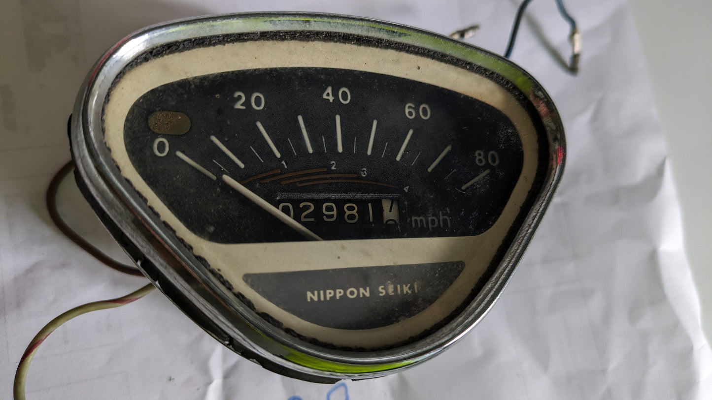 Honda Super 90 OEM Working Speedometer my  sku 7728