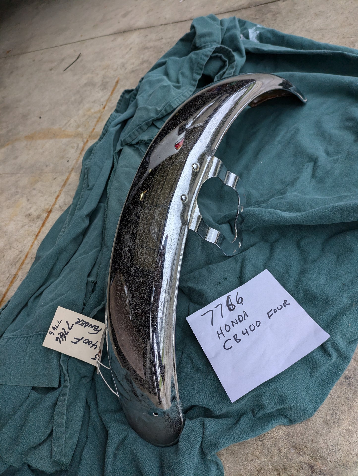 Honda CL350 OEM Front Fender my sku 7766