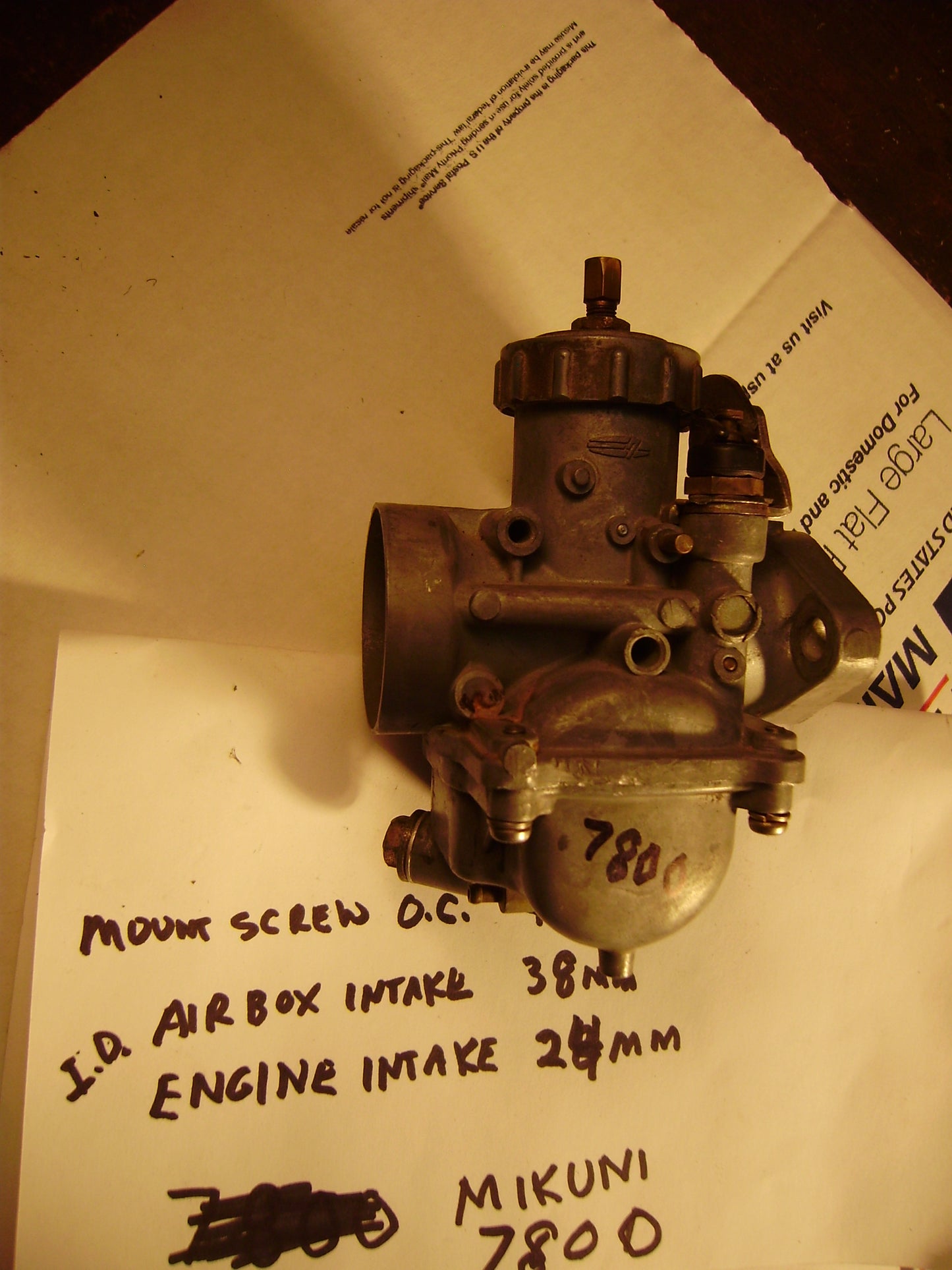 Suzuki TS 125 TC125 OEM Carburetor 13200-28600  sku 7800