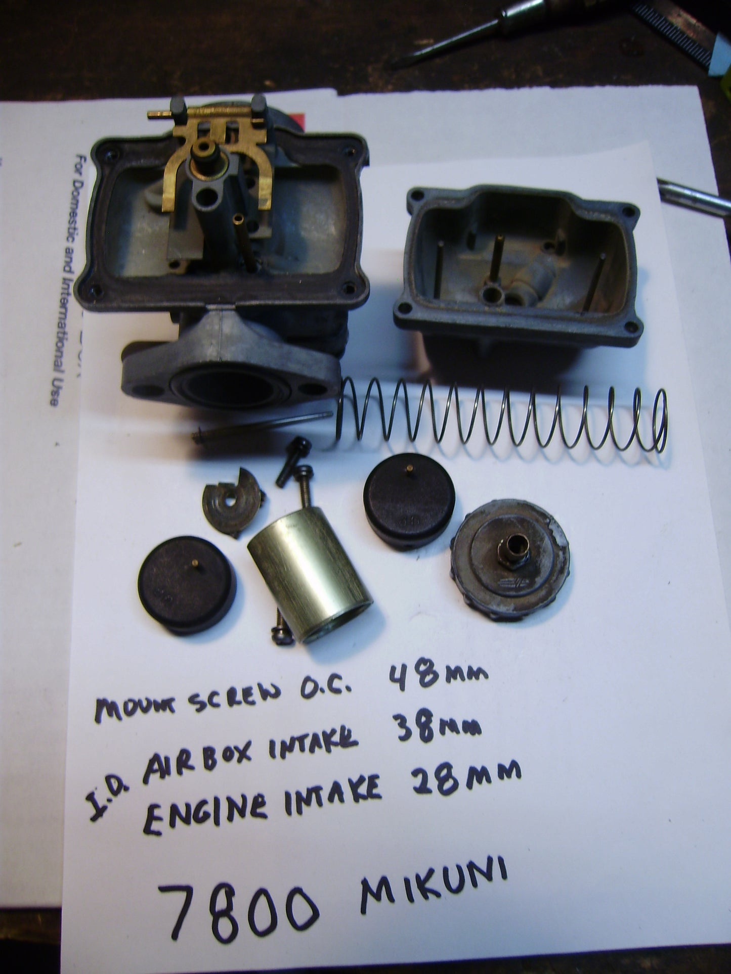 Suzuki TS 125 TC125 OEM Carburetor 13200-28600  sku 7800