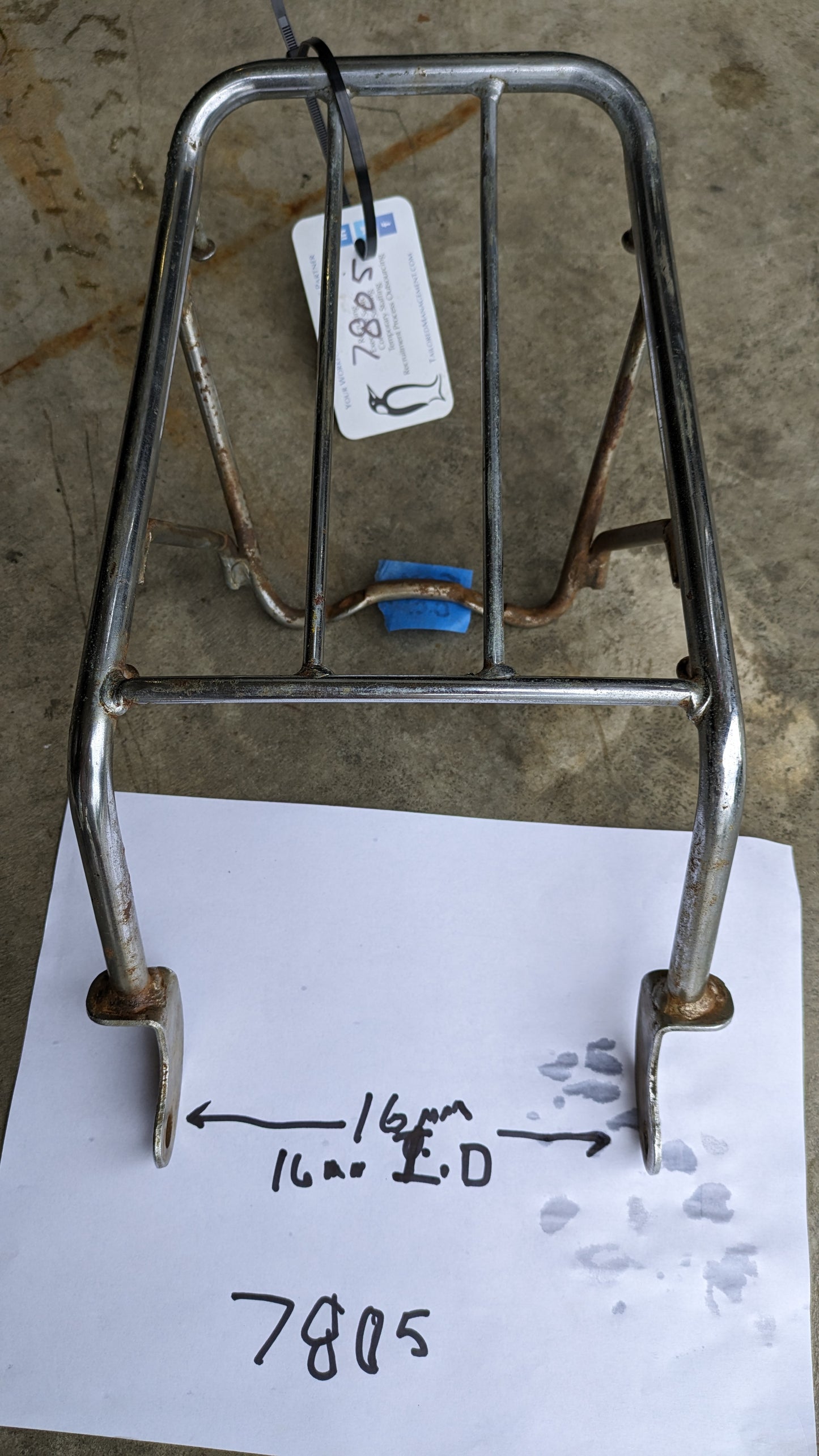 Honda Luggage Rack Small Japanese my sku 7805