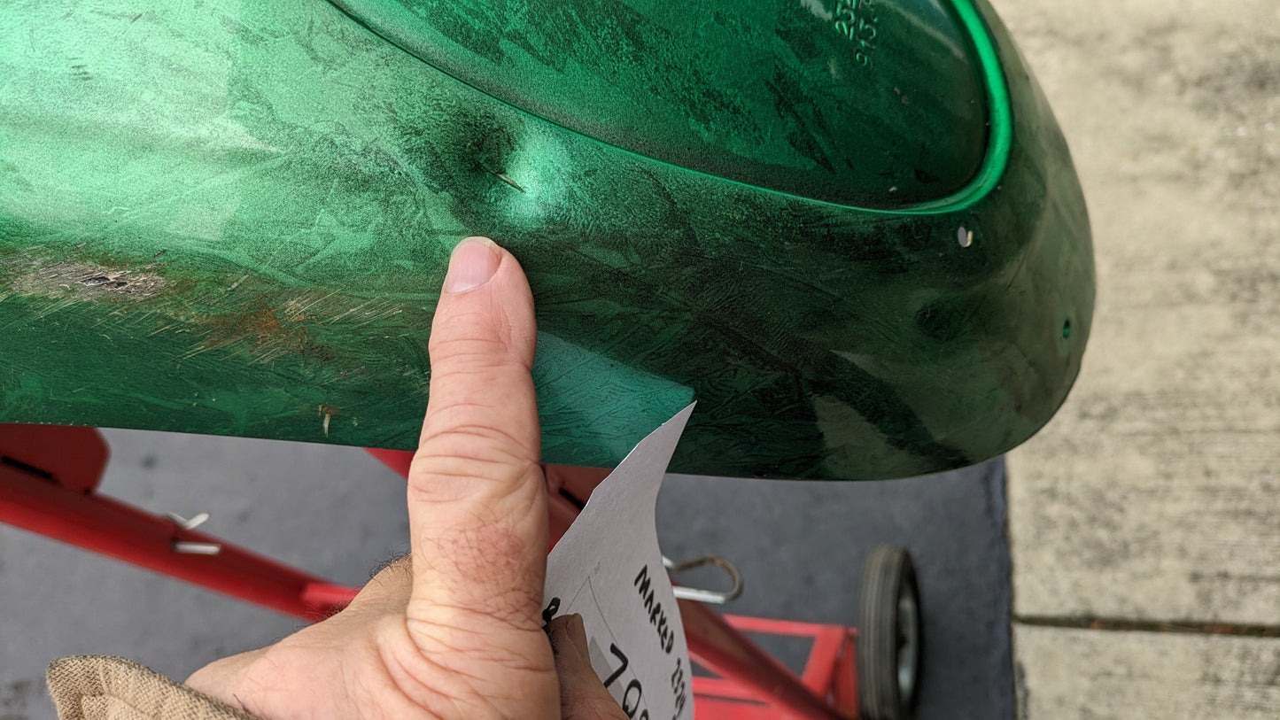 BMW R1200C OEM NOS Green  Rear Fender  sku 7898