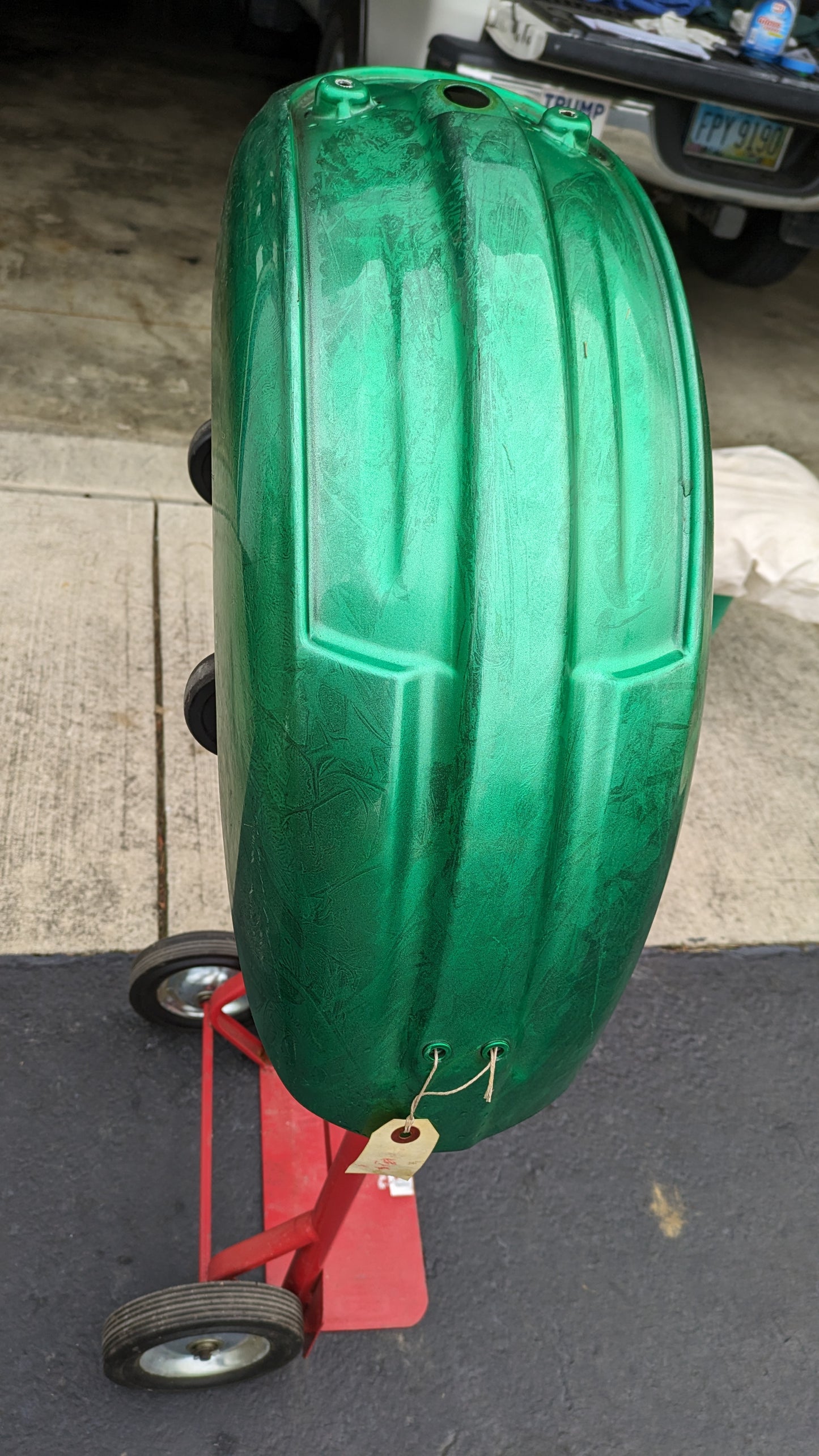 BMW R1200C OEM NOS Green  Rear Fender  sku 7898