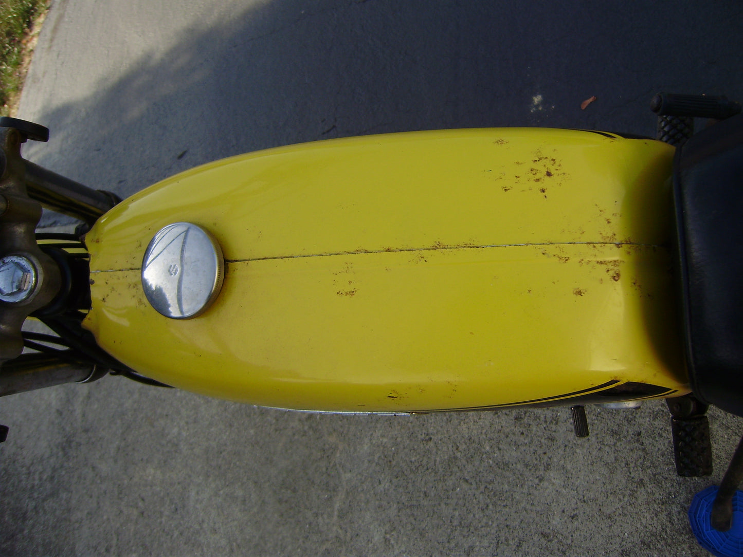 Sold Suzuki TS125 Yellow 09142024 my  sku 8000
