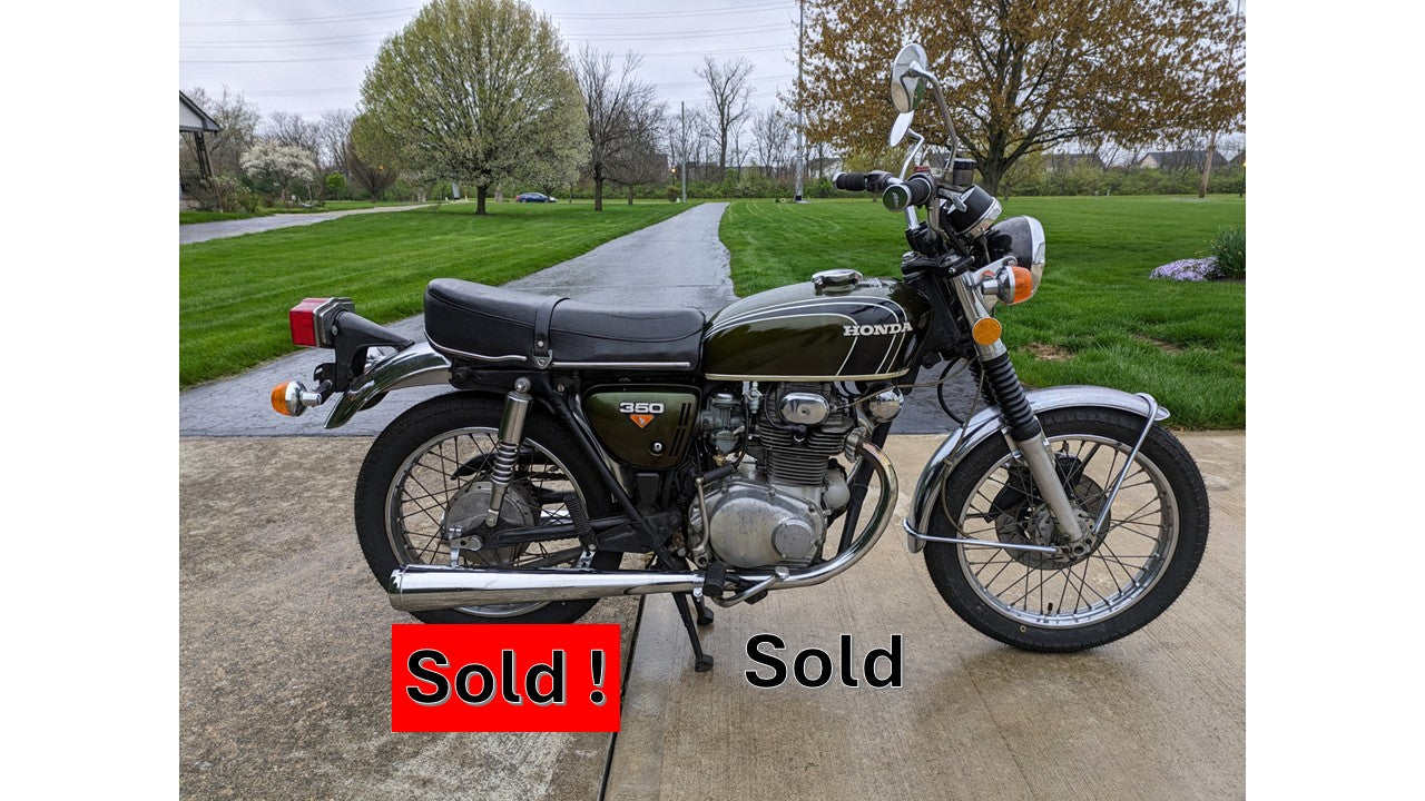 SOLD  Honda 1973 CB350G  sku 8000