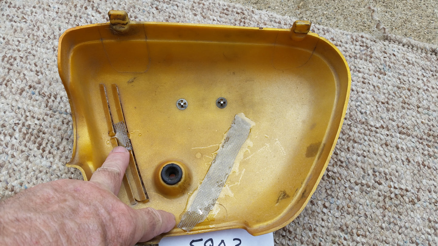 Honda CB350K3 Sidecover Right Candy Gold sku 5803
