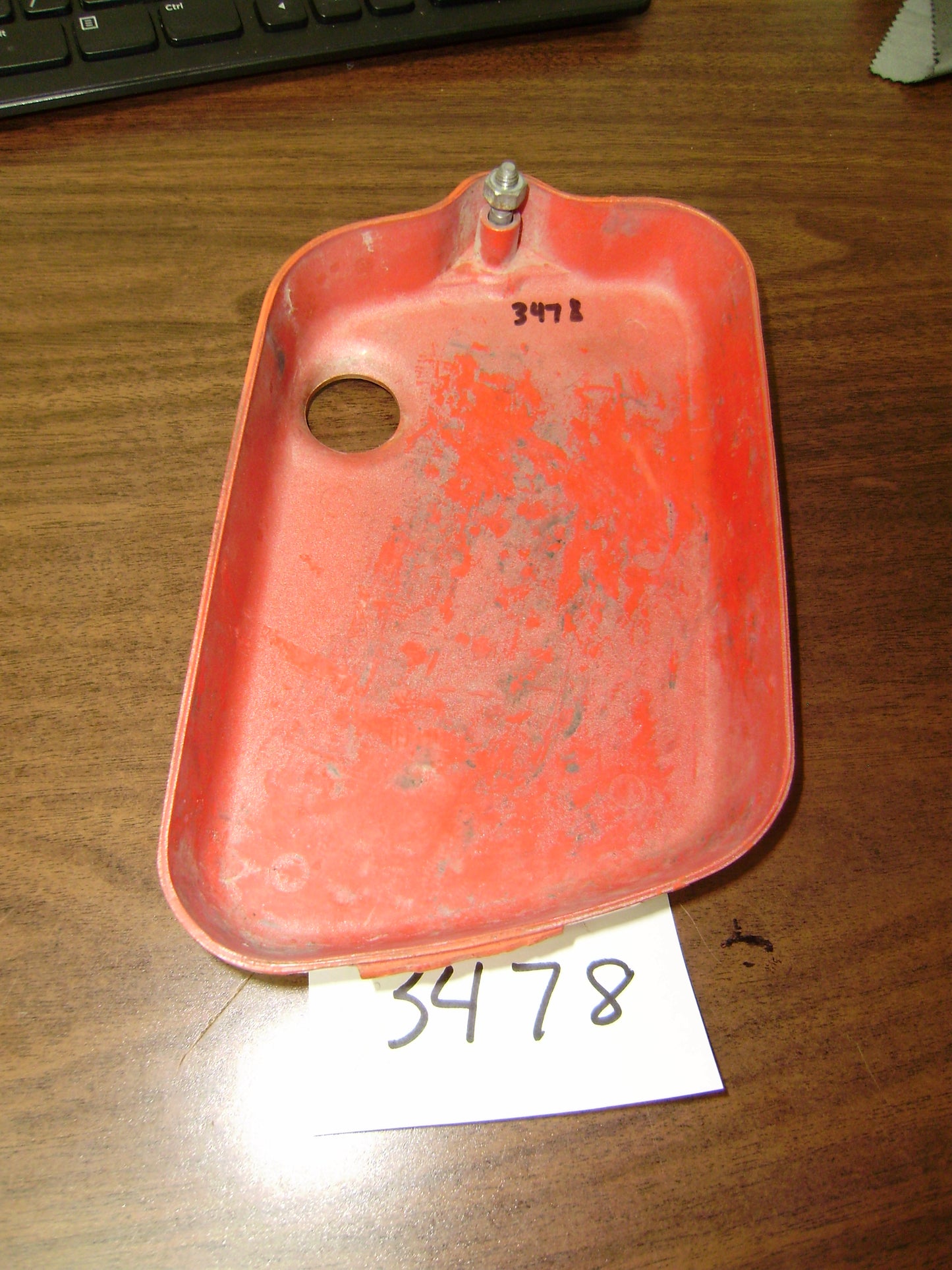 Honda SS125A Honda CL125A Sidecover left red  sku 3478