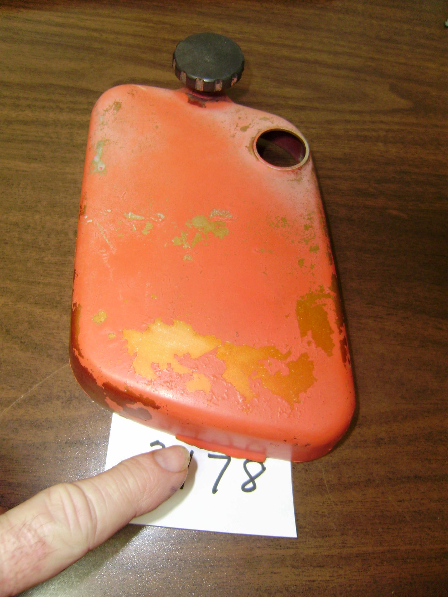 Honda SS125A Honda CL125A Sidecover left red  sku 3478