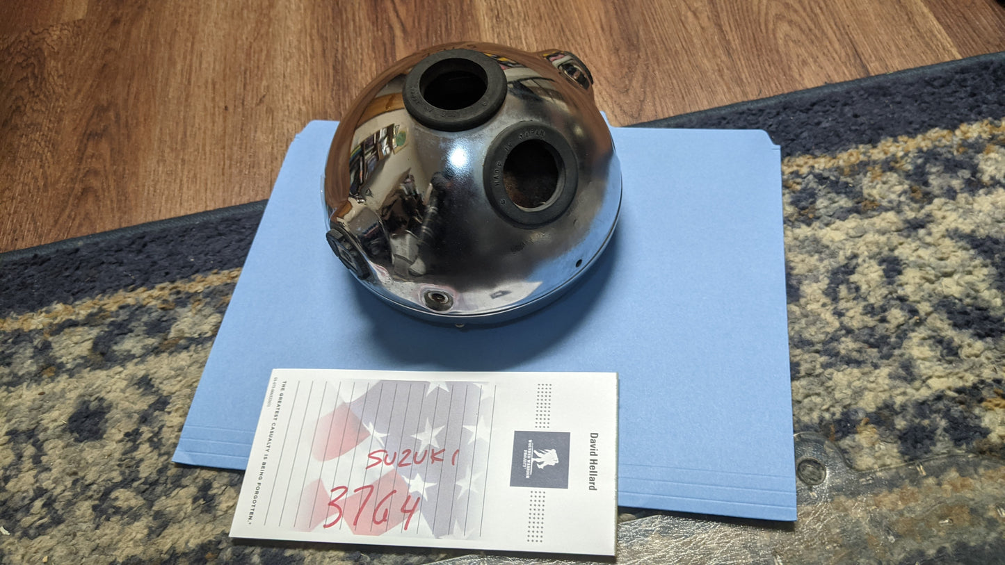 Suzuki  TS90  Non Working Headlight and Chrome Ring my sku 3764