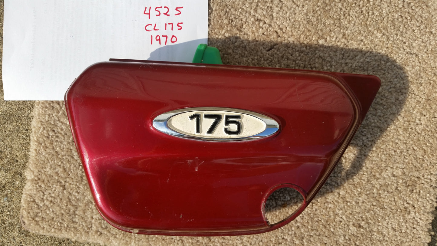 Honda CL175 sidecover left sku 4525