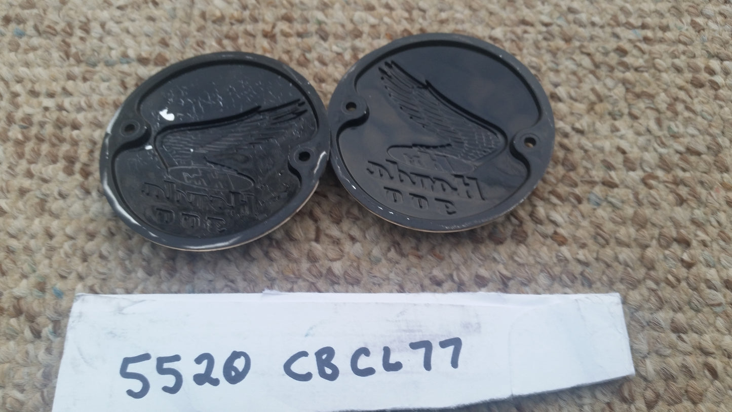 Honda CB77 CL77 Brand New Badge Pair 5520