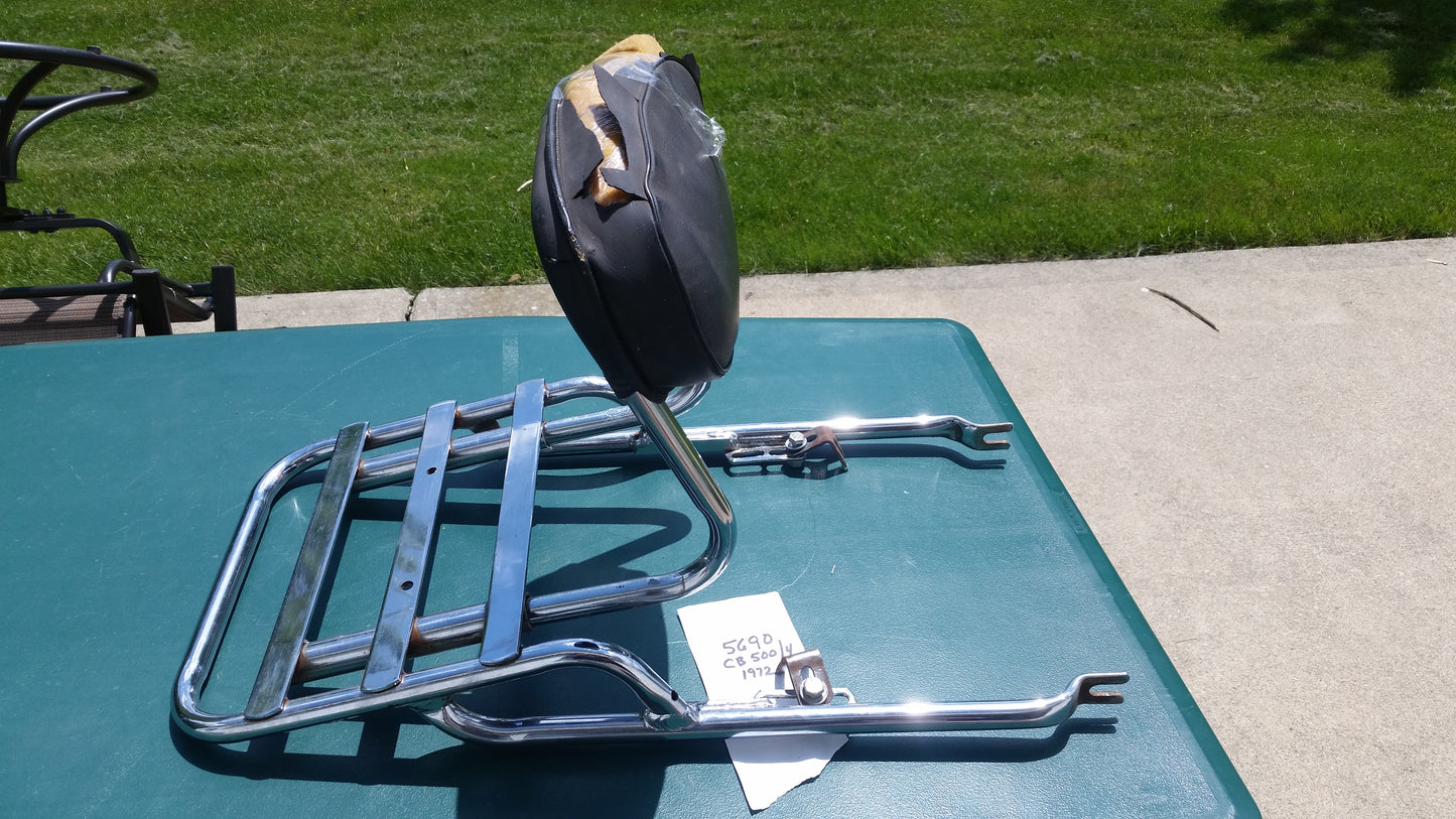 Honda CB500 Luggage Rack Back Rest sku 5698