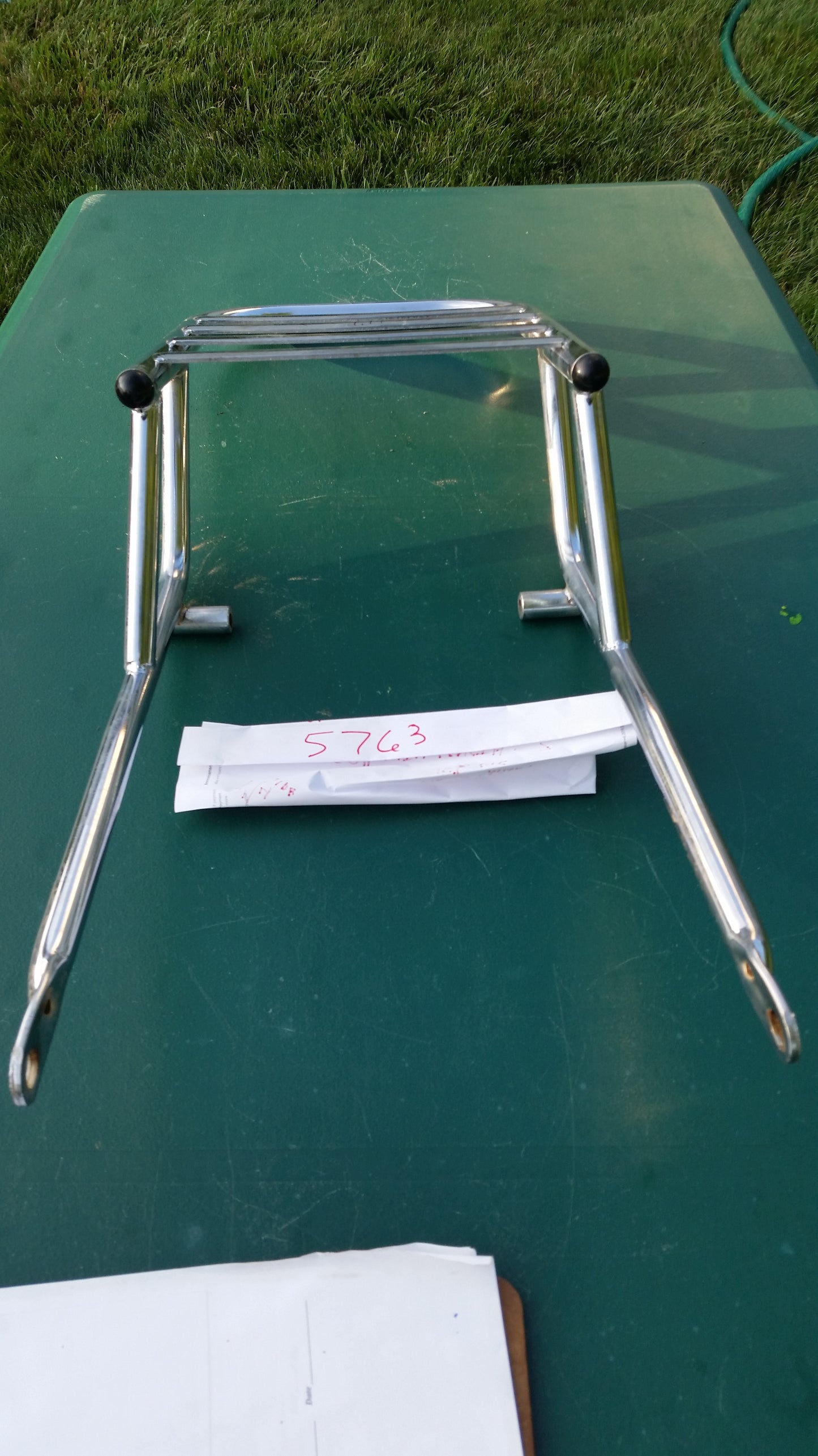 Luggage Rack, High Chrome, Beautiful Brand New sku 5763