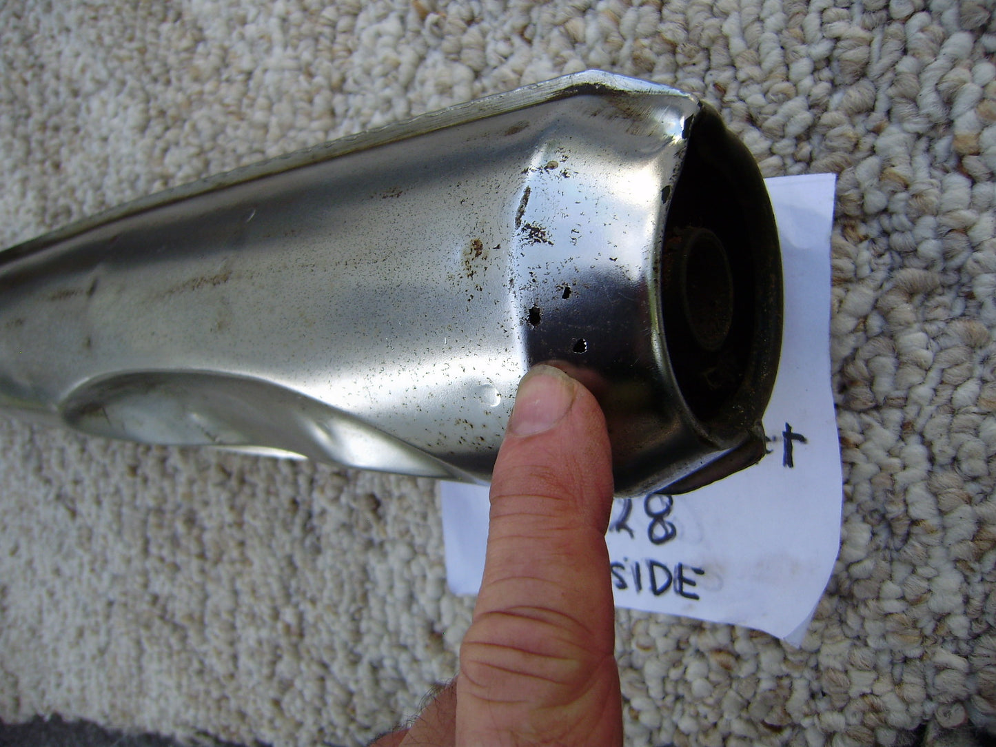 Sold Ebay 7/1/2020Honda CB350 Exhaust System left side OEM Original sku 6028