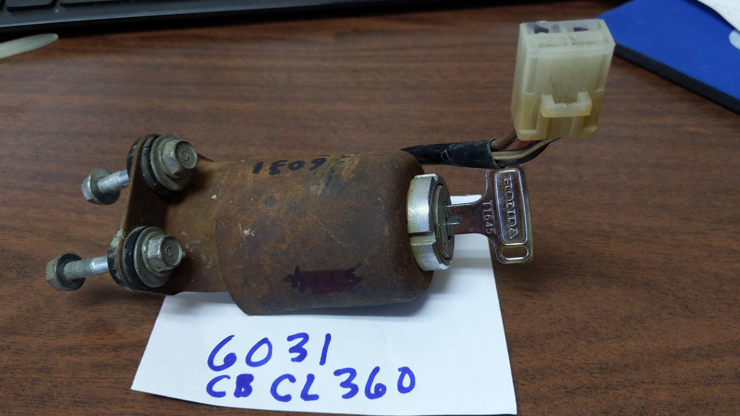 Honda CB360 CL360 Ignition Switch with key sku 6031