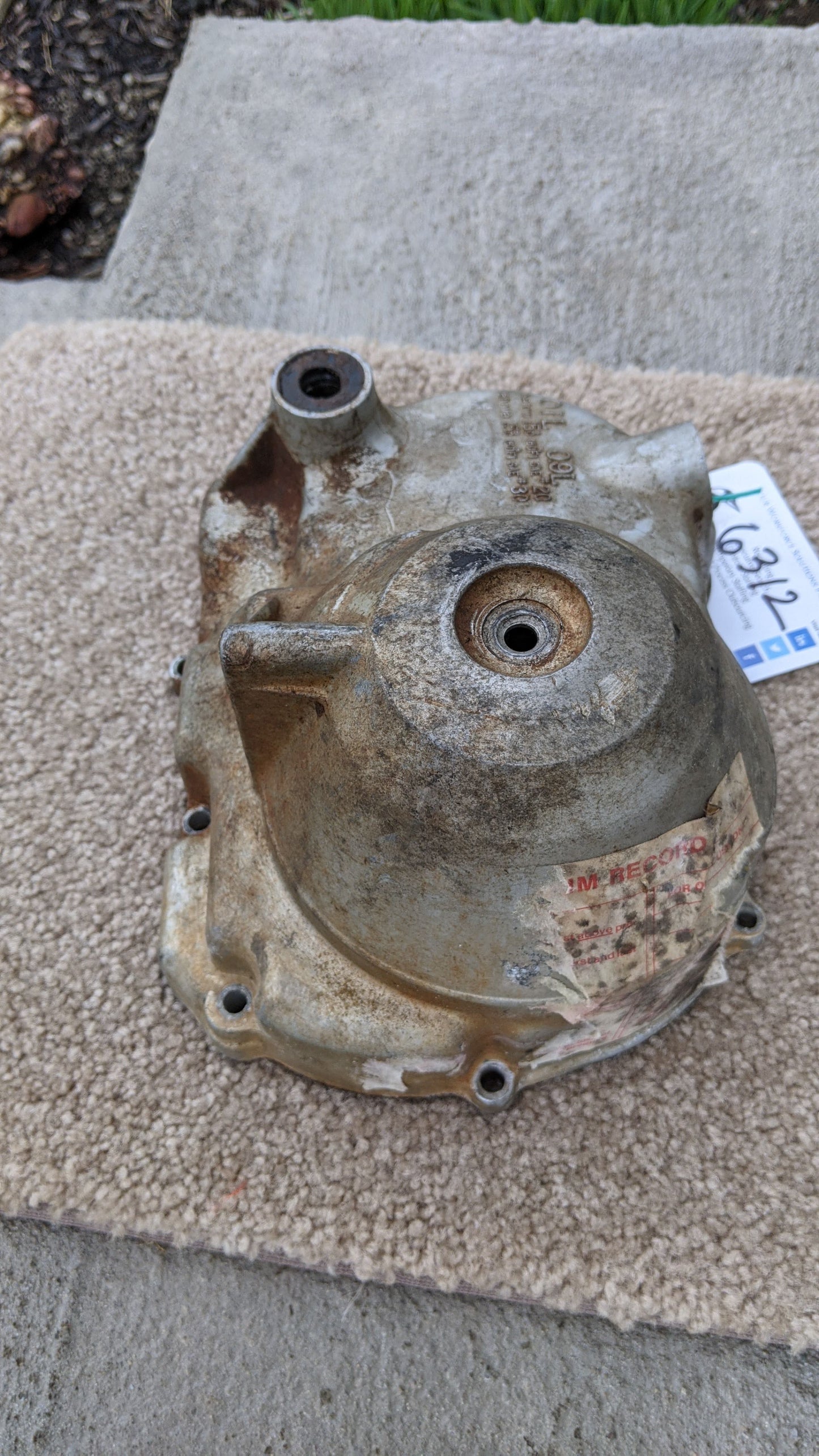 Honda 1966-1968 CT90 Honda, CM91 right sidecase sku 6312