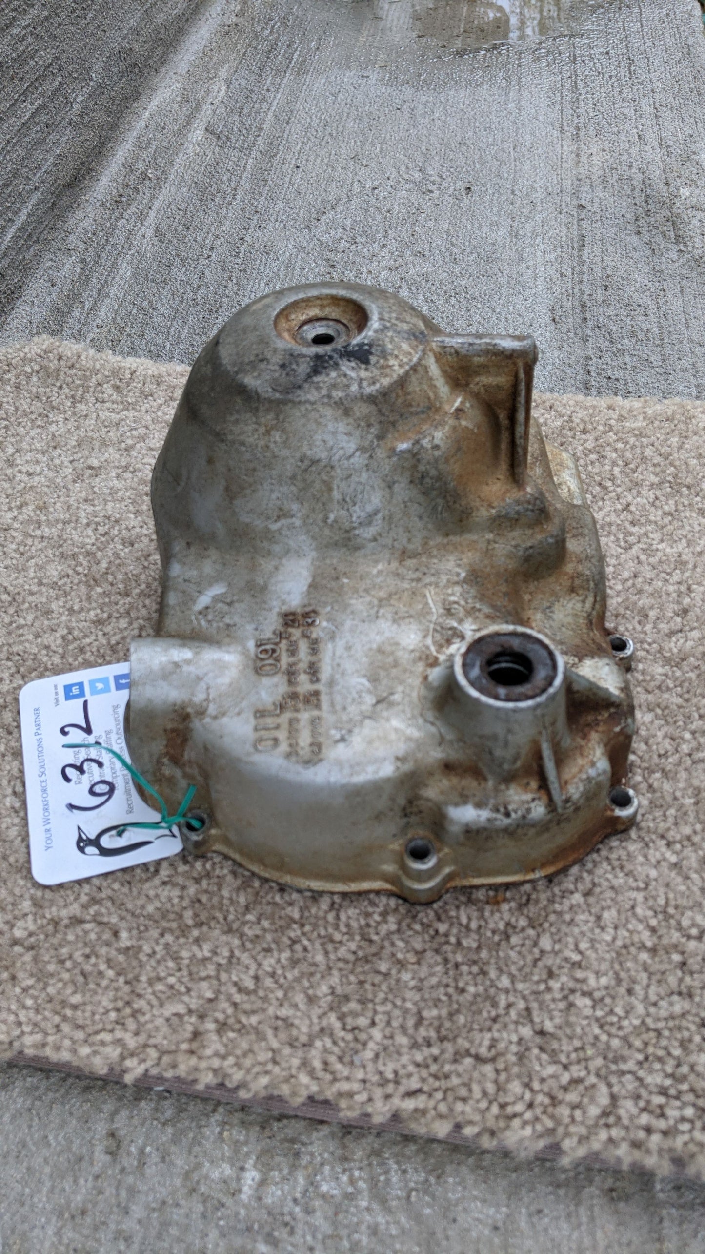 Honda 1966-1968 CT90 Honda, CM91 right sidecase sku 6312