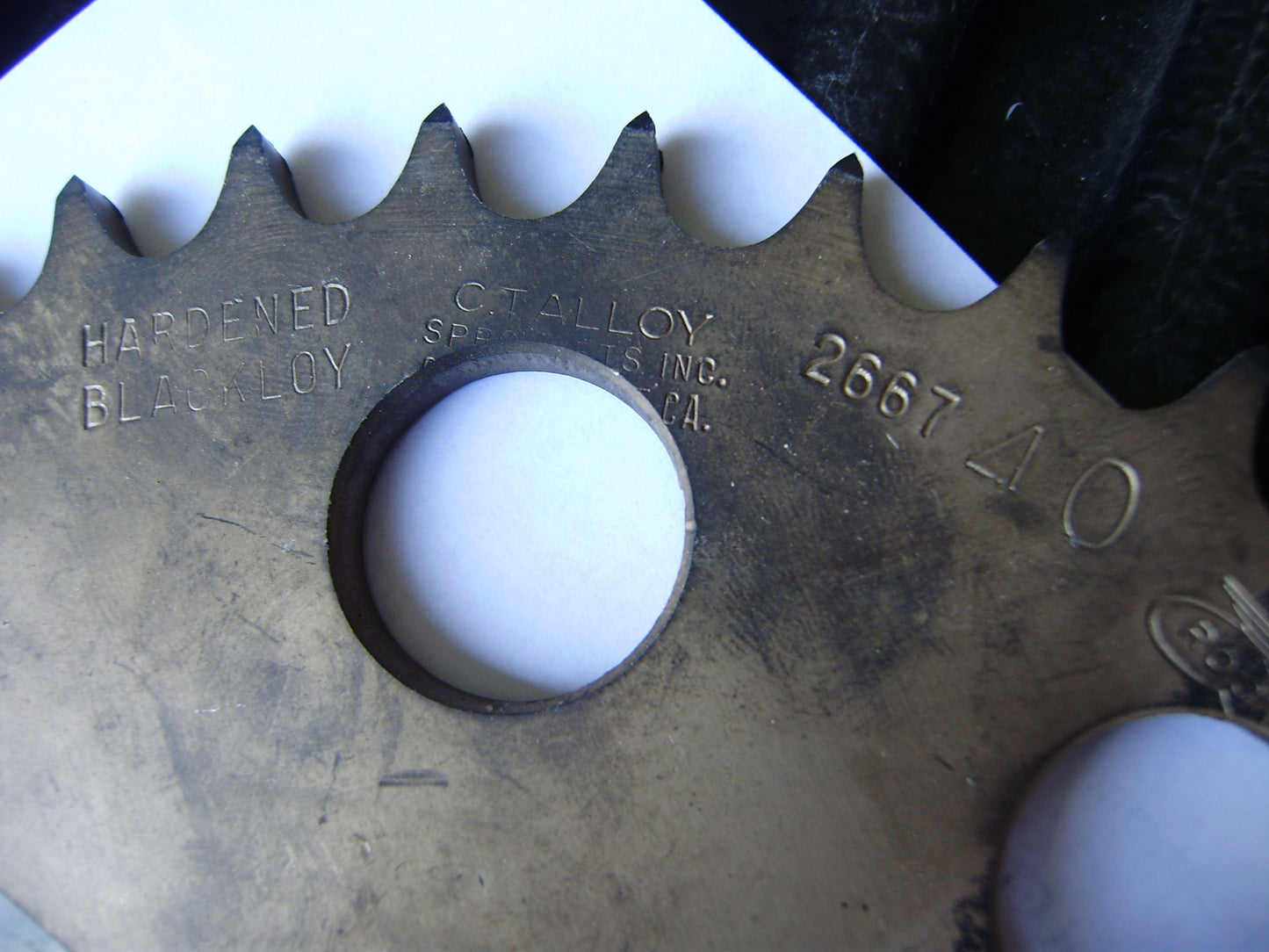 Honda CR125M 40T 520 chain 4 bolt pattern Rear Sprocket sku 6317