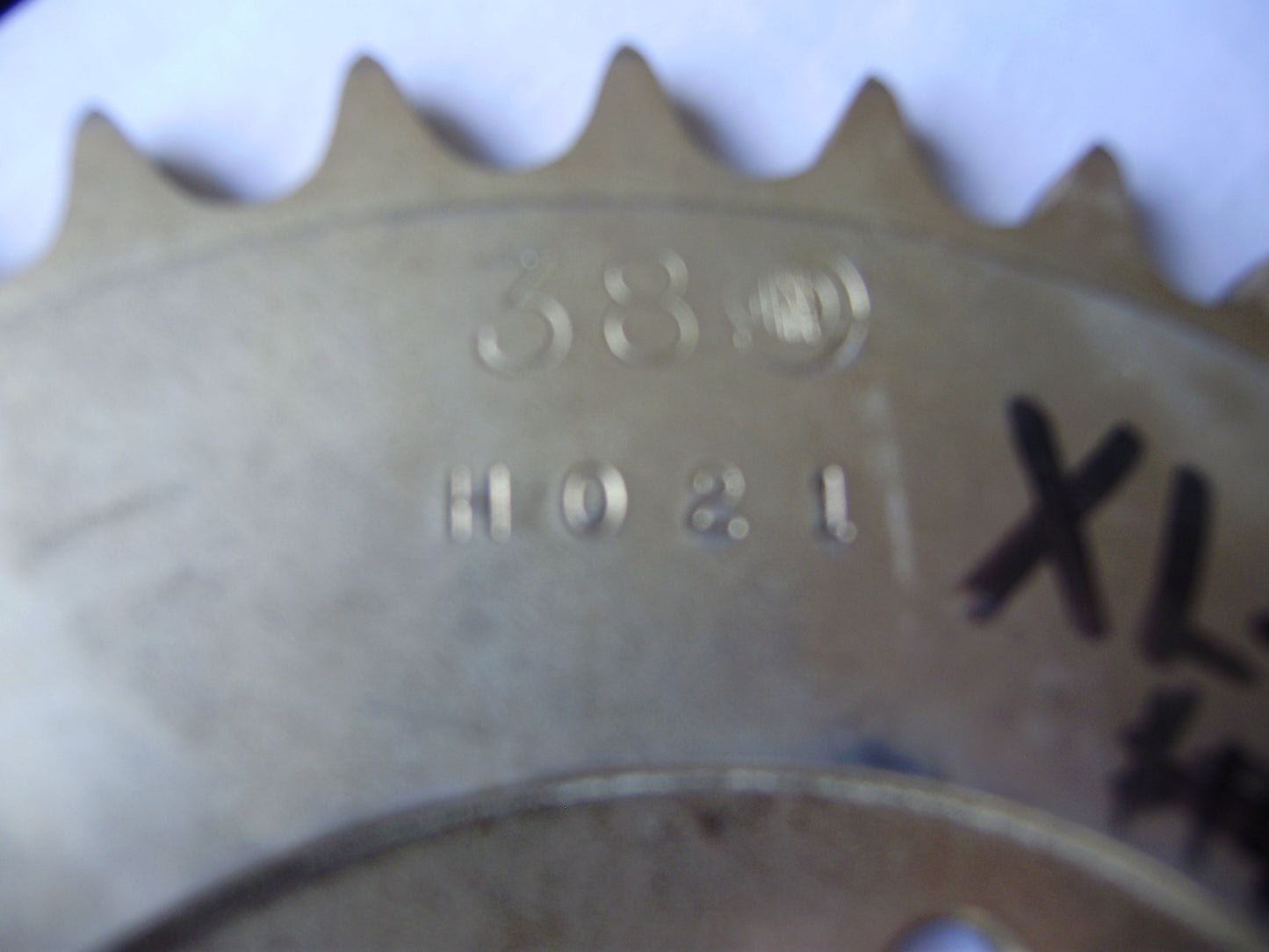 Honda XL175 NOS 38T 520 chain 4 bolt pattern rear sprocket sku 6318