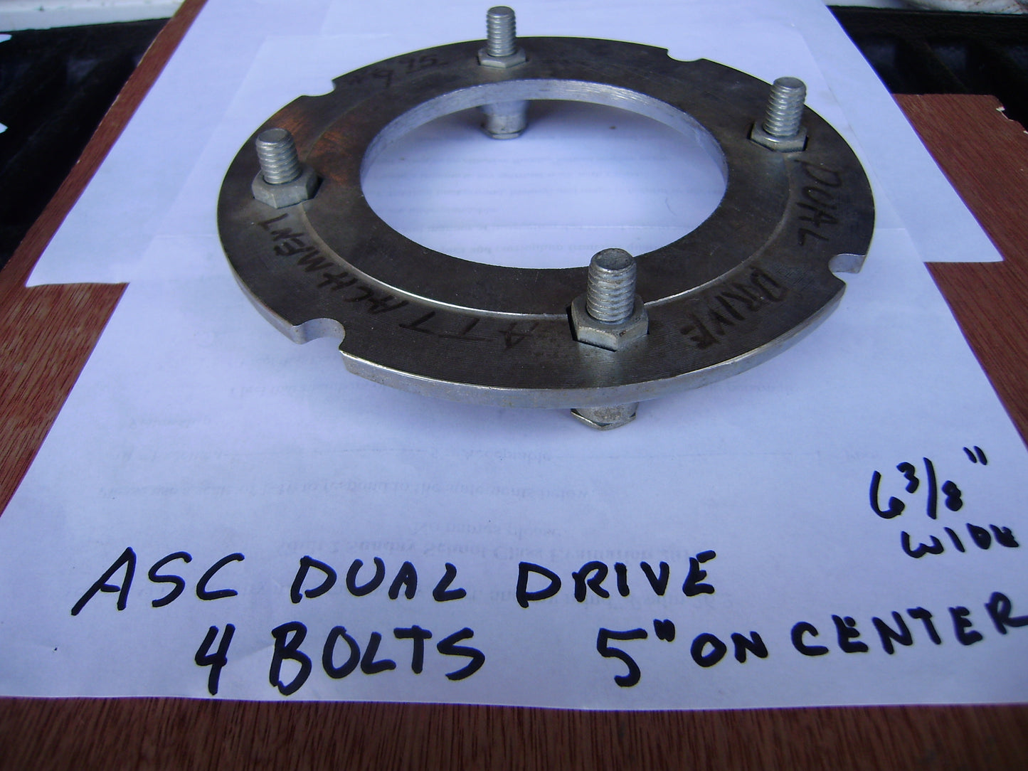 ASC Dual Drive 4 bolt attachment sku 6331