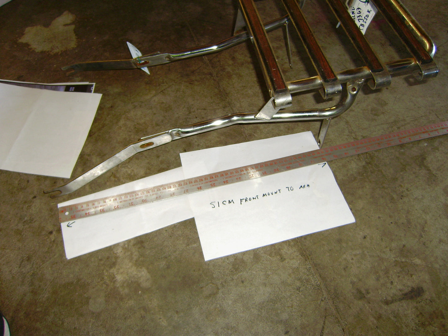Honda CB NOS Luggage Rack sku 6368