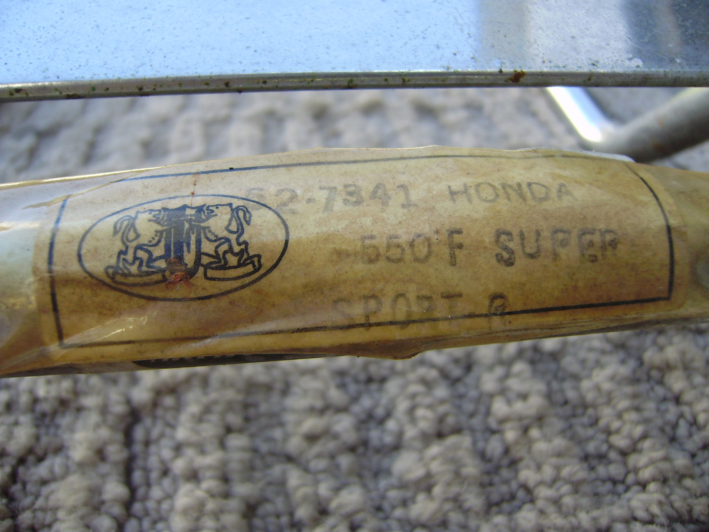 Honda CB550F Supersport NOS Luggage Rack sku 6369