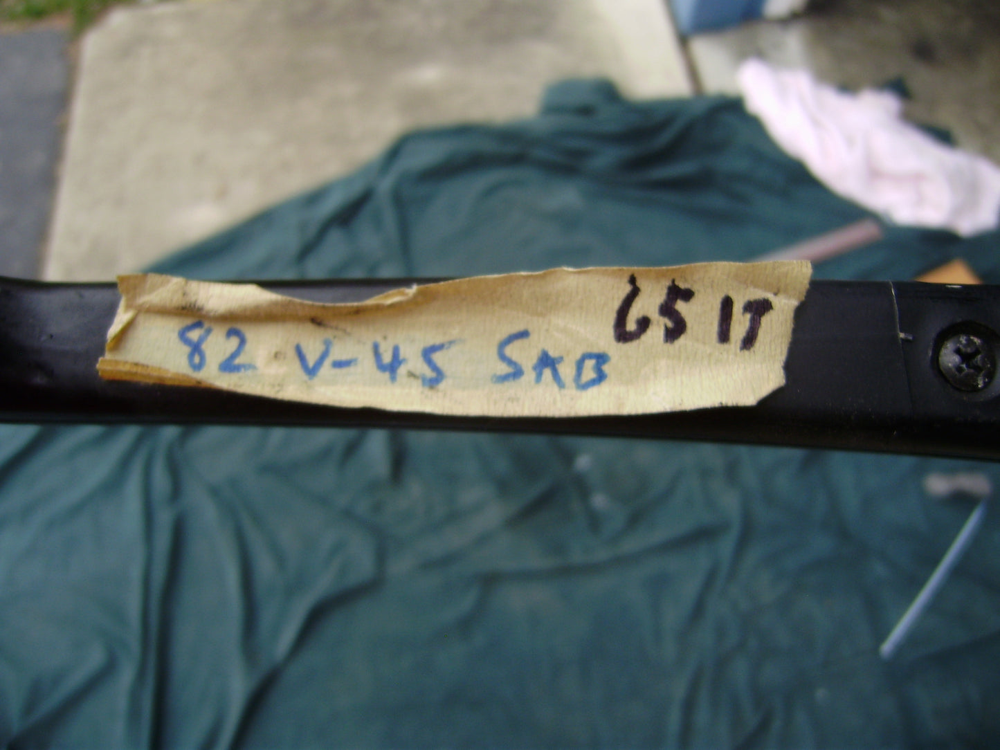 Honda V45 Sabre Seat Rail Grab Rail 1982 my sku 6517