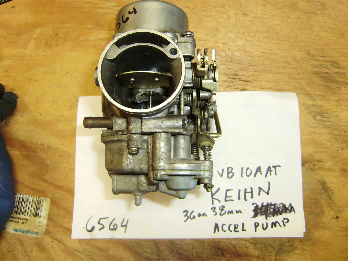 Honda Keihin 38mm CV Carburetor sku 6564