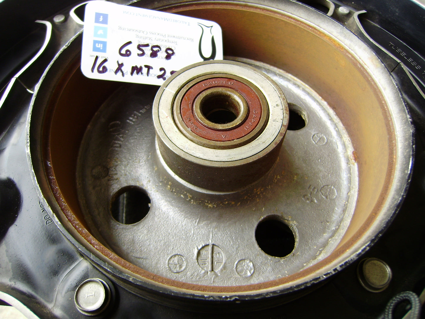 Honda NOS MT16 X2.50  Rear Wheel rim sku 6588