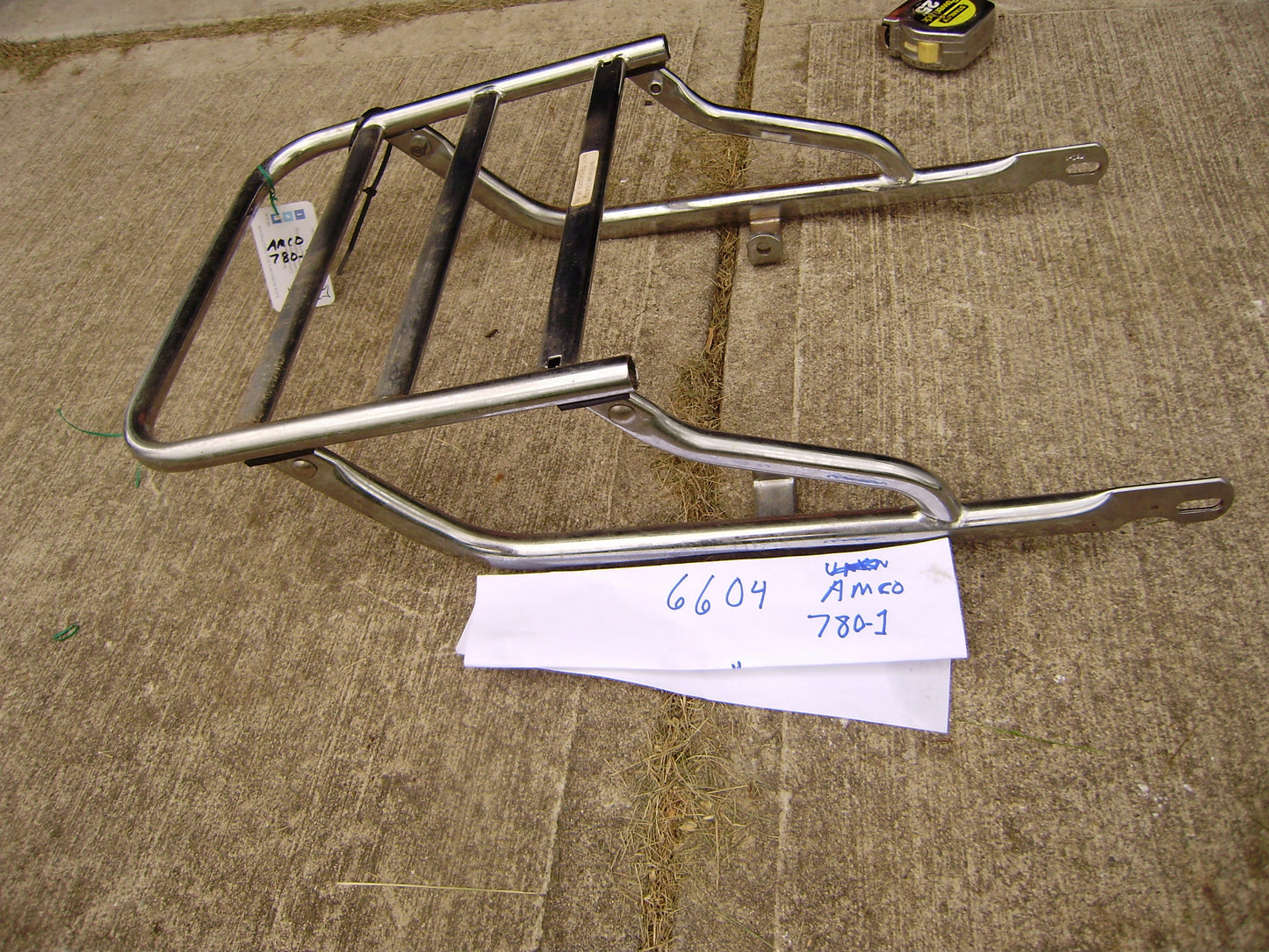Amco Luggage Rack Marked 780-1,  Unknown Model #5  sku 6604
