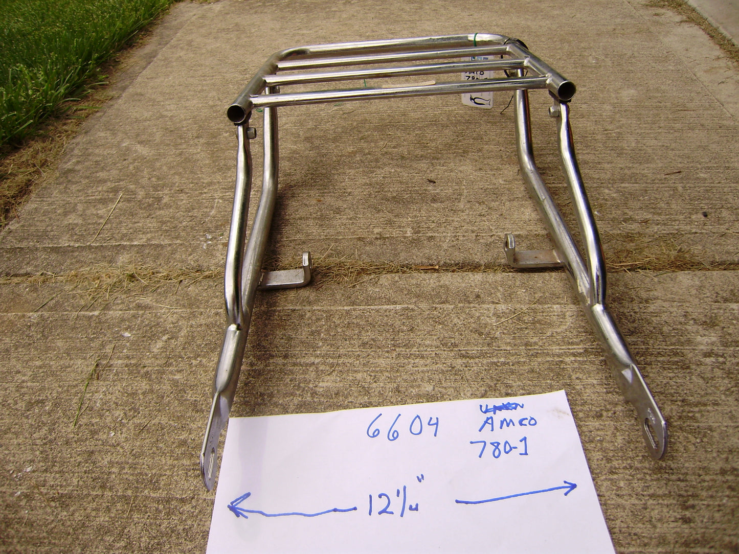 Amco Luggage Rack Marked 780-1,  Unknown Model #5  sku 6604