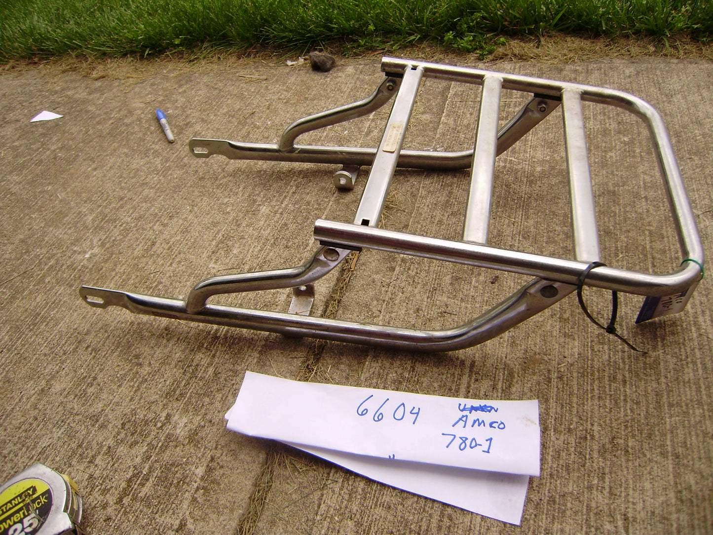 Amco Luggage Rack Marked 780-1,  Unknown Model #5  sku 6604
