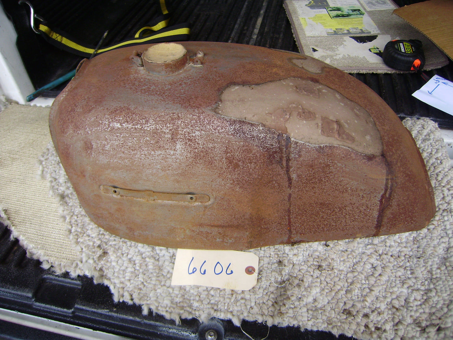Honda CB500T OEM gas tank sku 6606