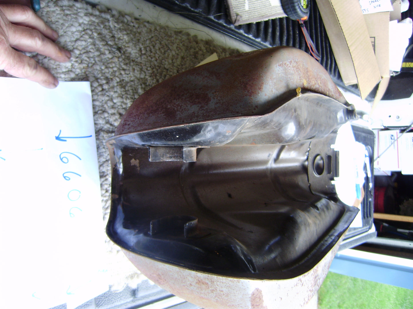 Honda CB500T OEM gas tank sku 6606