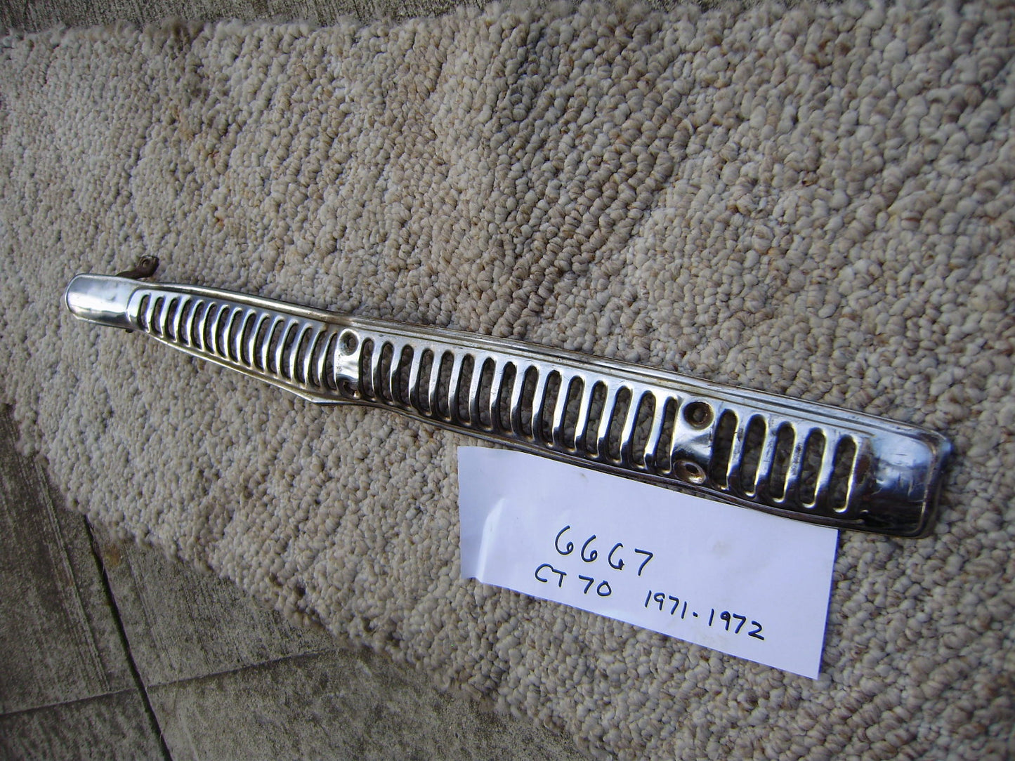 Honda CT70 heat Shield 1970-1971 sku 6667