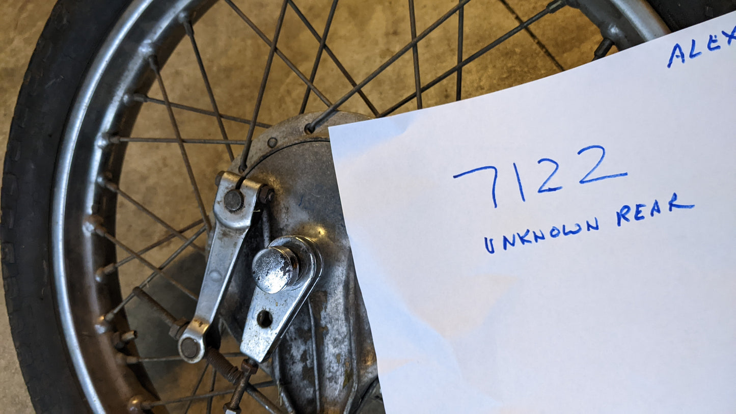 Honda CB175 Rear Rim/sprocket/axle DID 1.60A X18W   my sku 7122