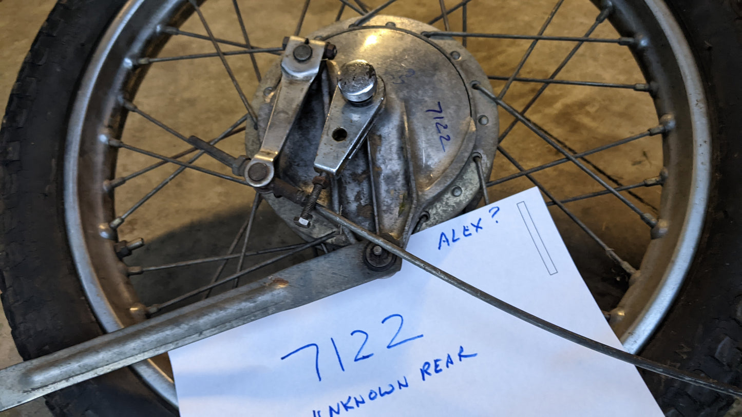 Honda CB175 Rear Rim/sprocket/axle DID 1.60A X18W   my sku 7122