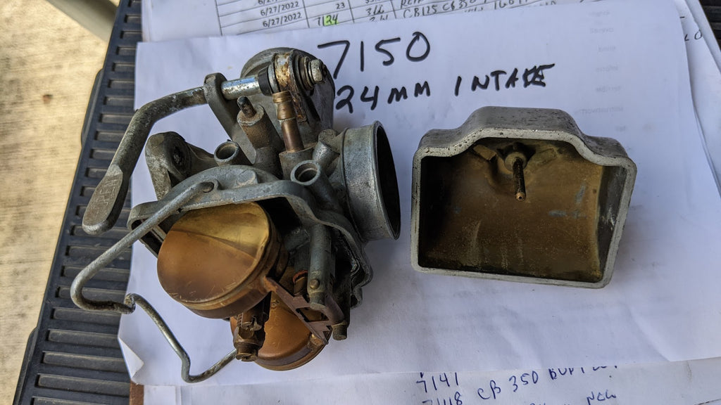 Sold Ebay Keihin Carburetor 24mm 105 main jet sku 7150