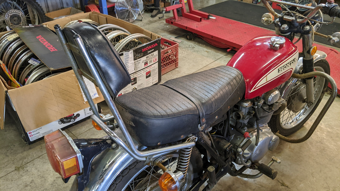 Honda CL350 Backrest sku 7199