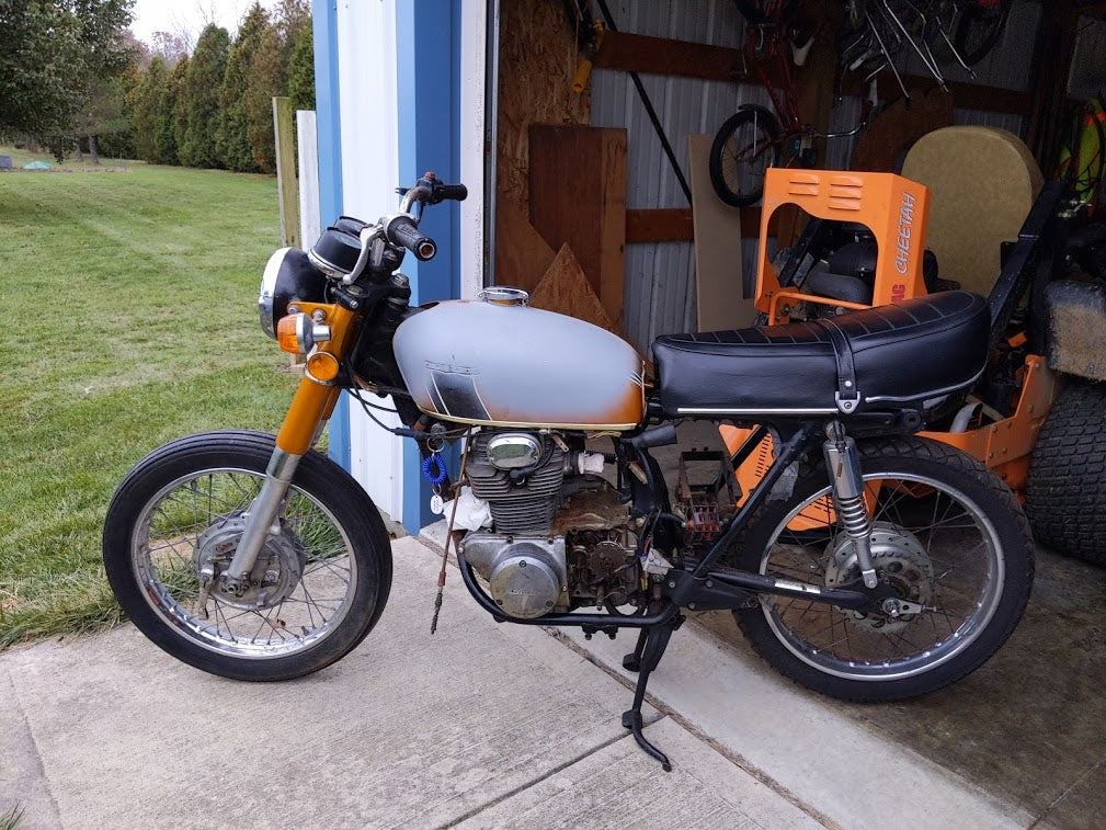 Sold Ebay 02102020 Honda CB350 handlebar with levers and switches sku 5917