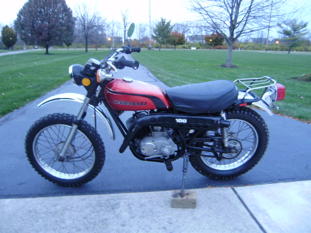 Sold-- Kawasaki G4TR 1974 100cc Project Bike Needs Work