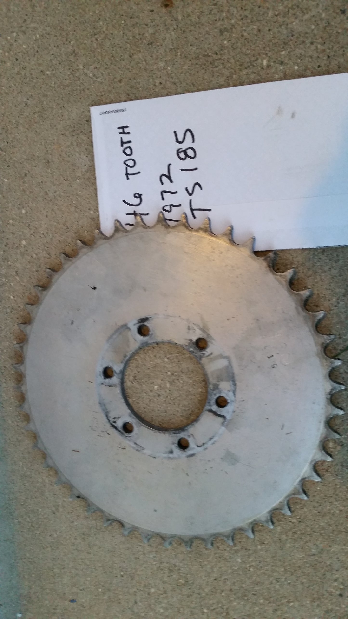 Suzuki TS185 46T Rear Sprocket sku 5471